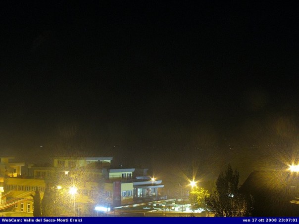 Di notte con la pioggia