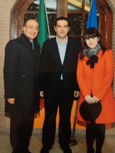 Fabiana con Tsipras